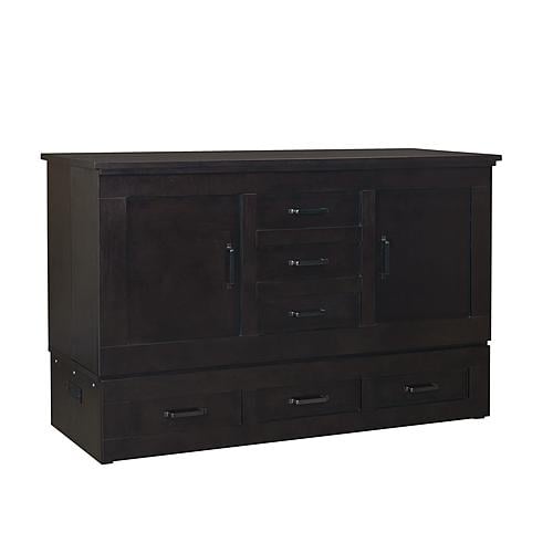 Elite Series Harrison Cabinet Bed Shadow Black by CabinetBed