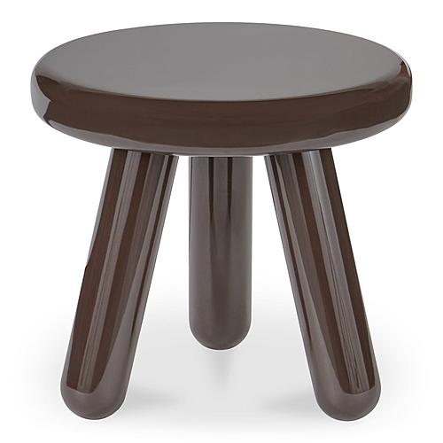 Joy Accent Table Dark Brown Lacquer by Moe's Home Collection