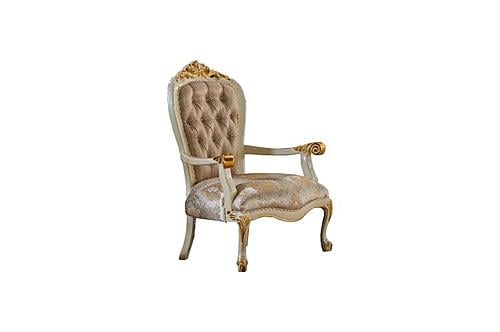 Kardelen Living Room Armchair, Cream by Furnia Furniture