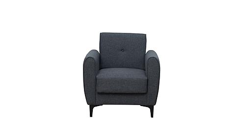 Leo Living Room Armchair, Gray by Furnia Furniture