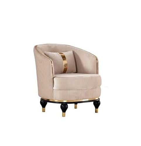 Toronto Living Room Armchair, Cream by Furnia Furniture