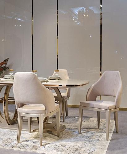 Paris Dining Room Chair, Cream by Furnia Furniture