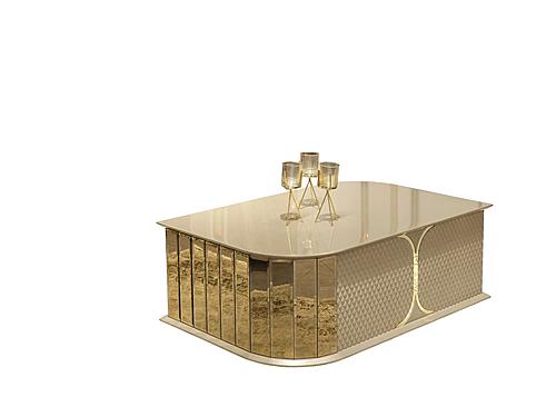 Madrid Coffee Table, Beige by Furnia Furniture
