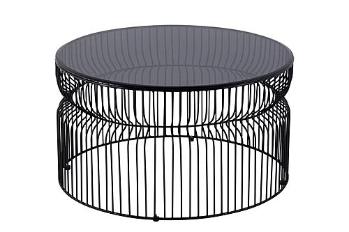 CT-901-30-30 Black Metal Coffee Table by Galaxy Furniture