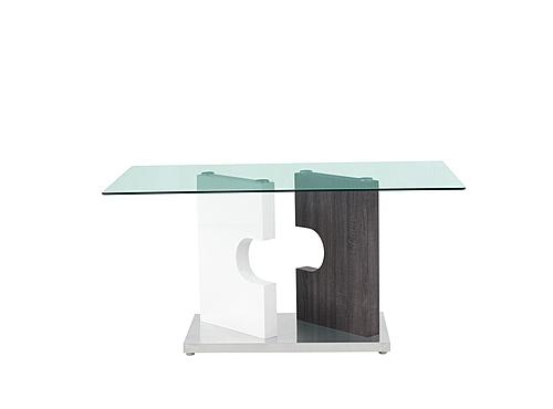 D219 Glass Top Dining Table by Global Furniture