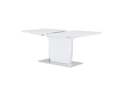 D2279 White Dining Table & D9002 Grey Dining Chair by Global Furniture