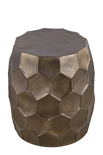 ET-101-25-18 Gold Metal End Table by Galaxy Furniture