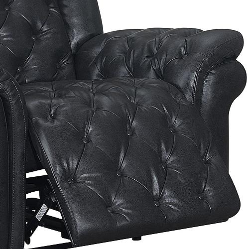 U8522 BLANCHE CHARCOAL RIGHT SIDE POWER CONSOLE REC LS WITH USB