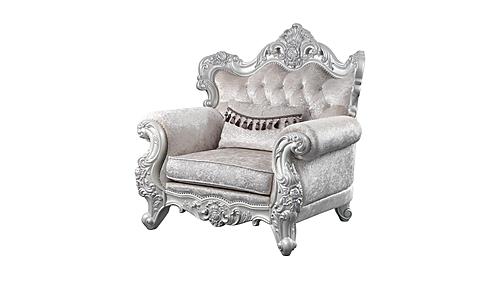 Melrose Champagne Upholstered Chair by Galaxy Furniture