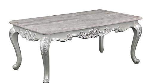Melrose Champagne Wooden Coffee Table by Galaxy Furniture