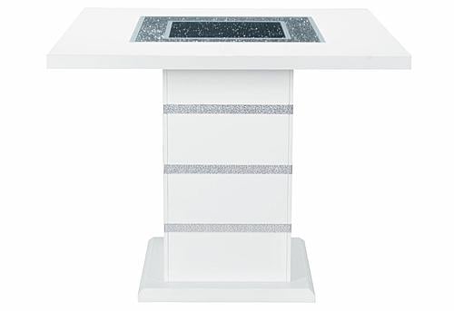 Monaco White Bar Table by Global Furniture