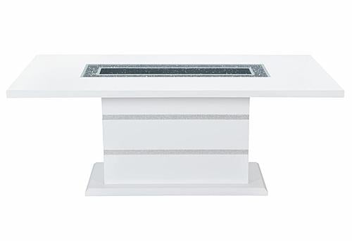 Monaco White Dining Table by Global Furniture