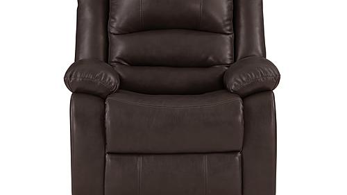 Martin Brown Faux Leather Chair by Galaxy Furniture