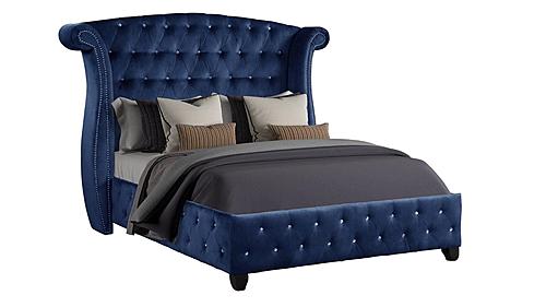 Sophia Upholstered Bed by Galaxy Furniture