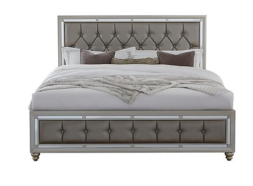 Riley Silver Full Bed by Global Furniture