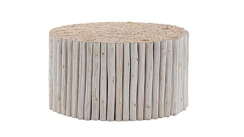 T1009 White Wash Coffee Table by Galaxy Furniture