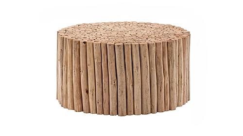 T1009-32 Natural Round Coffee Table by Galaxy Furniture