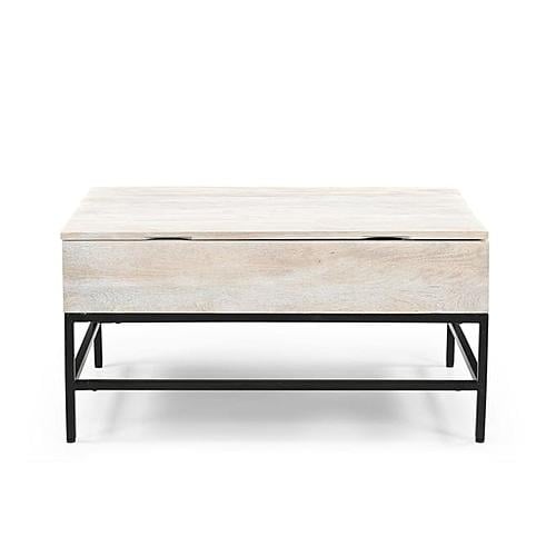 T1105 White Lift Top Coffee Table by Galaxy Furniture