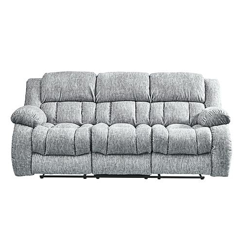 U250 Grey Reclining Sofa & Console Reclining Loveseat by Global Furniture
