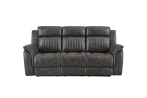 U8517 Grey Reclining Sofa by Global Furniture
