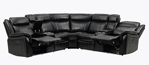 Um02 Black Sectional by Global Furniture