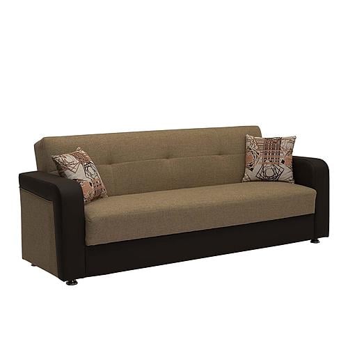 Harmony Sofa Brown PU by Casamode