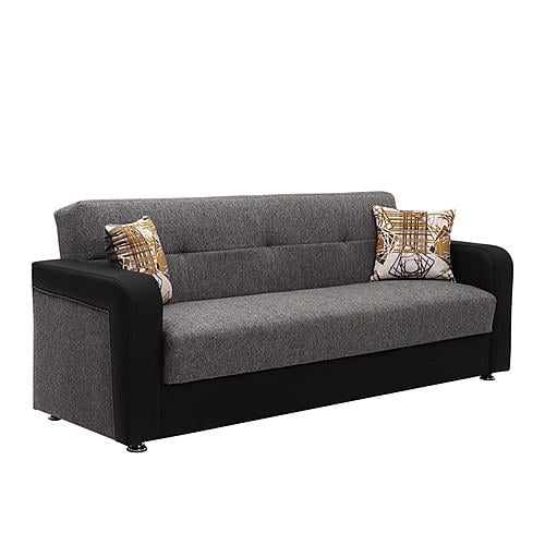 Harmony Sofa Gray PU by Casamode