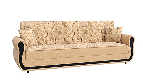 Havana Beige Chenille Fabric Sofa by Casamode