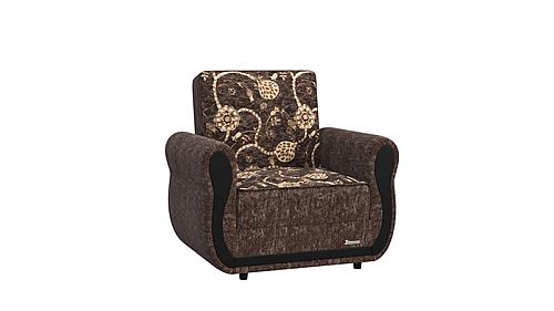 Havana Gray Chenille Fabric Armchair by Casamode