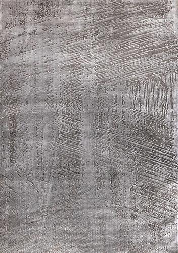 Hayden Grey Cream Distressed Brushstrokes Rug by Kalora