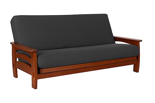 Tango Mahogany Hardwood Futon Frame by Prestige