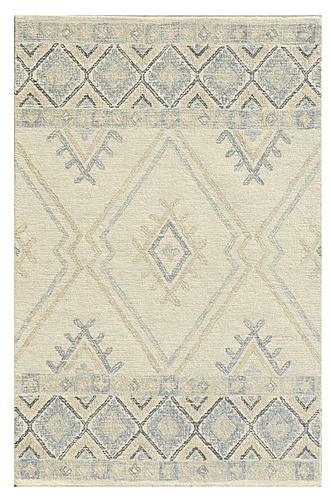 Hudson Ivory/Taupe Southwest Area Rug by KAS Rugs