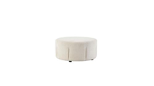 Atlanta Ottoman Peru Cream by Bellona