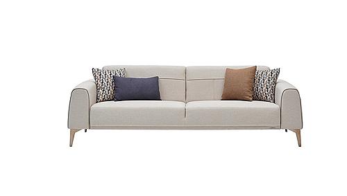 Pandora 3 Seat Sleeper Sofa Fox Cream by Bellona