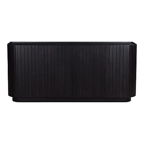 Povera 4 Door Sideboard Black by Moe's Home Collection
