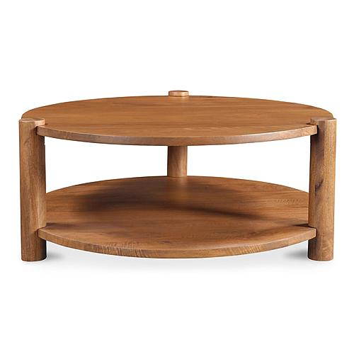 Olsen Coffee Table Vintage Brown by Moe's Home Collection