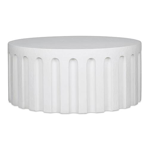 Eris Outdoor Coffee Table White by Moe's Home Collection
