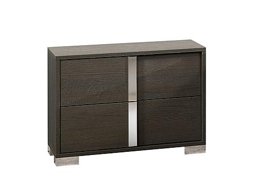 Alice Matte Gray Nightstand Left by J&M Furniture