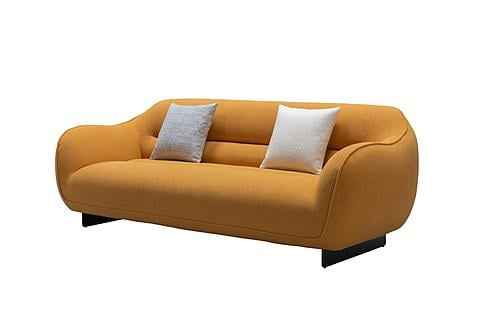 HF5009 Fabric Sofa in Yellow by J&M Furniture