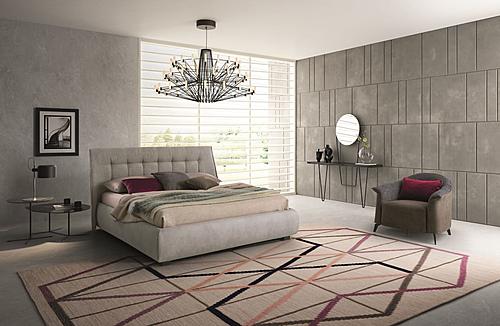 Guscio Storage Bed in Gray by J&M Furniture