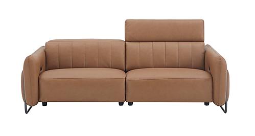 President Leather Sofa in Cognag by J&M Furniture