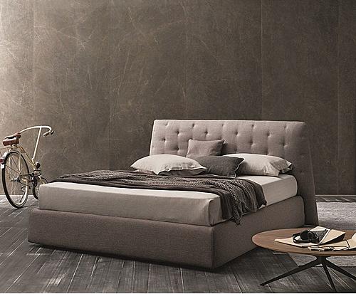 Atrium Storage Bed in Taupe Gray by J&M Furniture