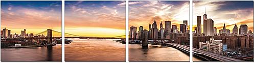 Wall Art New York Sunset by J&M Furniture