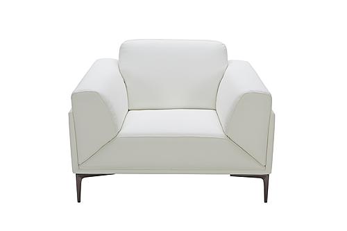 Davos Ottoman in White by J&M Furniture