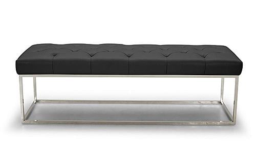 Chelsea Luyx Bench in Black by J&M Furniture