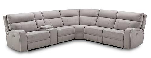 Cozy Motion Sectional in Moonshine by J&M Furniture