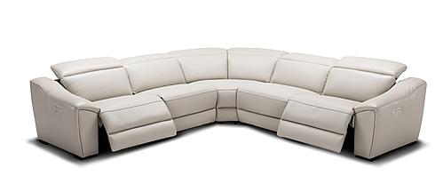 Nova Motion Sectional in Silver Gray by J&M Furniture