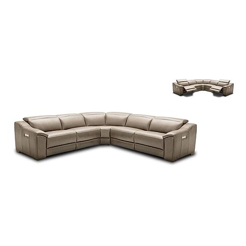Nova 6 Pcs Motion Sectional in Tan by J&M Furniture