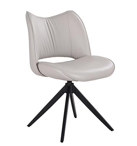 Shiga Leather Swivel Chair 620 by J&M Furniture