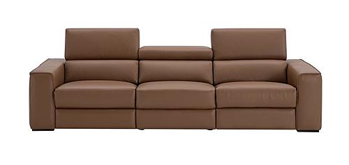 Picasso Leather Sofa in Caramel by J&M Furniture